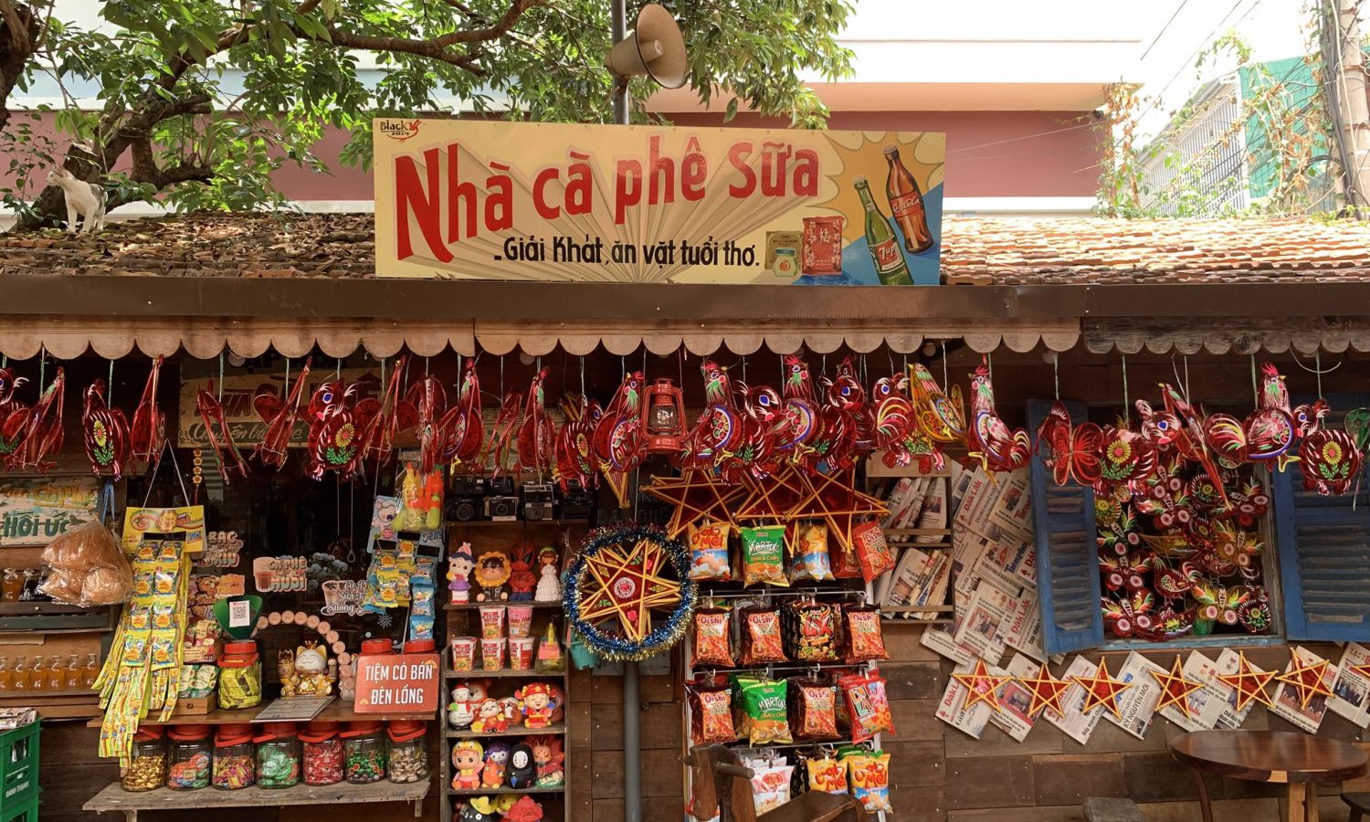 nha ca phe sua studio